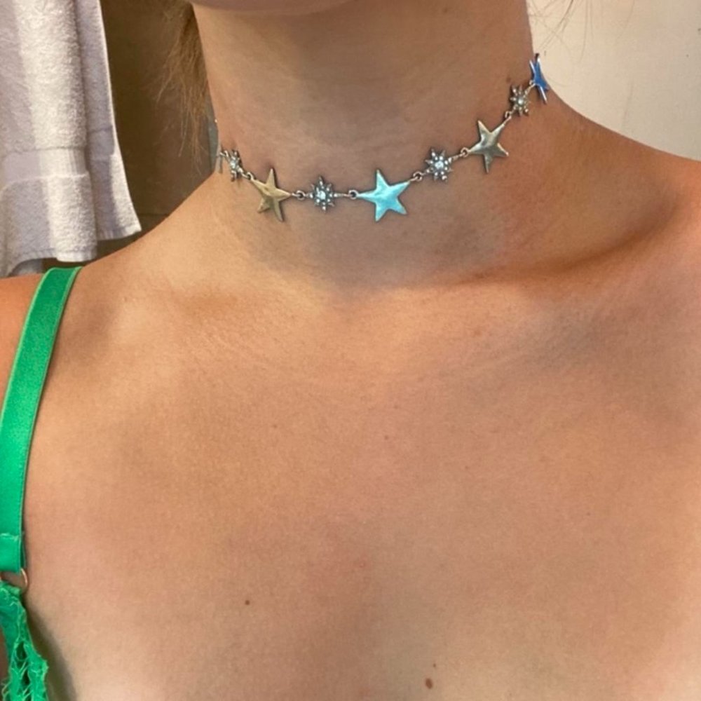 Silver Star Choker